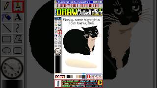 Draw Maxwell the Cat 1 MINUTE Art Tutorial [upl. by Rachaba234]