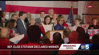 Rep Elise Stefanik wins reelection in NY21 [upl. by Terrye]