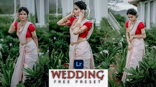 Wedding preset  Free Lightroom wedding preset  Wedding Photoshop preset  No password [upl. by Eesdnil992]