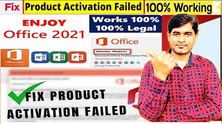 How to solved MS Office 2021 Product activation failed I Office 2021 LTSC  in hindi [upl. by Enialem5]