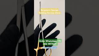 Bergmann Sponge Holding Forceps 24cm regalimpex medicalinstruments generalsurgeon [upl. by Wandy]