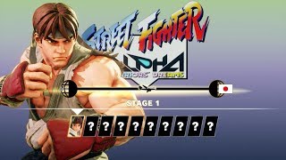 SFV AE  Ryu Arcade Mode Full Street Fighter Alpha Path [upl. by Rudiger]