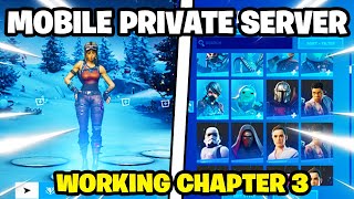 How to get a MOBILE PRIVATE SERVER DEV ACCOUNT on Fortnite Chapter 3 WORKING [upl. by Atiekal]