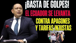 Basta de Golpes El Ecuador se Levanta Contra Apagones y Tarifas Injustas [upl. by Illyes353]