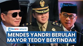 Mayor Teddy Gercep Peringatkan Menteri Kabinet Merah Putih usai Mendes Yandri Berulah [upl. by Jordanson]