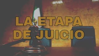 LA ETAPA DE JUICIO  SISTEMA PENAL ACUSATORIO [upl. by Acira]