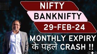 Nifty Prediction and Bank Nifty Analysis for Thursday  29 February 24  Bank NIFTY Tomorrow [upl. by Lyford878]