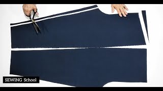 Sew in 10 Minutes 💥 VERY EASY TROUSERS CUT AND SEW [upl. by Ahsienek]