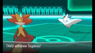 Pokemon X and Y WiFi Battle 5 quotAre you sure youre not an AIquot [upl. by Nnylarej]