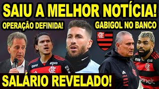 SAIU A MELHOR NOTÍCIA PARA O TORCEDOR DO FLAMENGO OPERAÇÃO DE PEDRO DEFINIDA GABIGOL NO BANCO E [upl. by Paehpos954]