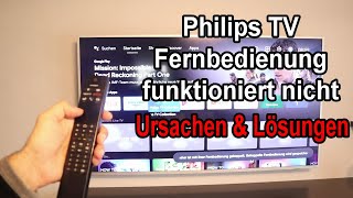 Philips TV Fernbedienung funktioniert nicht  Ursachen amp Lösungen [upl. by Anuqahs]