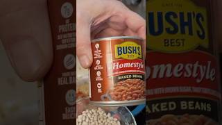 🇬🇧style of beans Heinz’s beans Spud Bros US version recipeideas cookingchannel beans [upl. by Melisse]