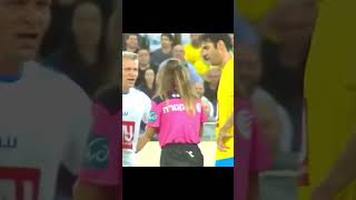 Players with female referees football premierleague 4k referee female crazy funny [upl. by Ku]