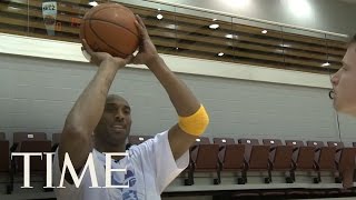 Kobe Bryant Los Angeles Lakers Star Gives A Free Lesson  TIME [upl. by Asyle254]