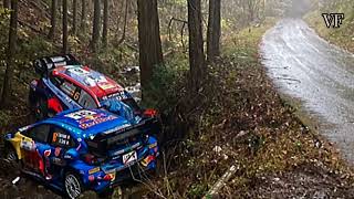 Highlight WRC Rally Japan 2023  Forum8 Crash [upl. by Aiyn567]