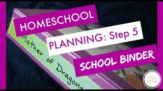 Homeschool Planning Step 5 Homeschool Binder amp Booklists  Plan With Me [upl. by Walcoff]