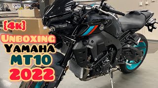 Yamaha MT10 2022 Full Unboxing 4k😍Enjoy [upl. by Ahsiemal]