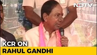 Rahul Gandhi quotBiggest Buffoonquot In The Country Says KCR [upl. by Deland673]