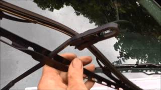 Replace your car wiper blade  So easy I do it with one hand [upl. by Tarkany110]