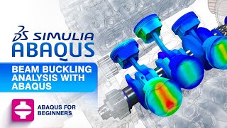 Buckling Analysis of Beam with Abaqus Introduction to Abaqus  Abaqus for Beginners [upl. by Vinni756]