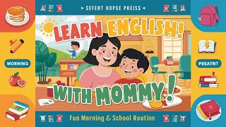 Basic English Conversation for Kids  Speaking English For Kids  Morning routine English [upl. by Noirrad]