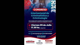 Congreso de Criminalística y Criminología [upl. by Annoyek838]