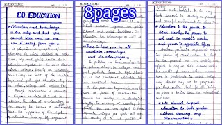 Co education essay with quotations for 2nd yearenglish essay writting [upl. by Yrro281]