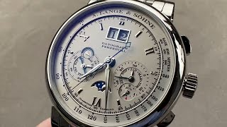 A Lange amp Söhne Datograph Perpetual 410025 E A Lange amp Söhne Watch Review [upl. by Natam]