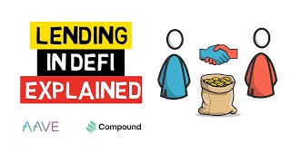 Lending And Borrowing In DEFI Explained  Aave Compound [upl. by Ivie842]