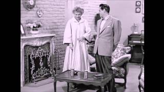 Clip from I Love Lucy Season 1 Episode 4 quotLucy Thinks Ricky is Trying to Murder Herquot [upl. by Adnovahs]