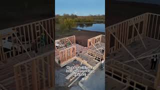 Almost time for the roof homebuilding newhome homebuilder framing home newhomes [upl. by Naaman387]