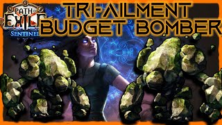 PoE 318 TriAilment Golem Bomber  Cheap  League Starter  Tanky [upl. by Yesdnil474]