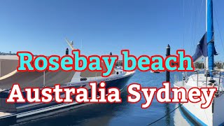 Australia SydneyRosebay beach walking tour 4K UHD [upl. by Kciredec]