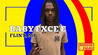 Babyfxce E talks Flint The X in his name Chicken Sandwiches New Music and more [upl. by Yerdna]