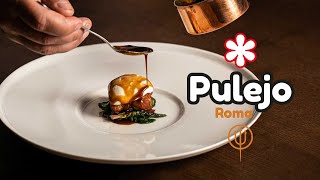 Pranzo da PULEJO ⭐️ 1 Stella Michelin a Roma MIGLIOR RISTORANTE THE FORK 2022 [upl. by Nosyerg]