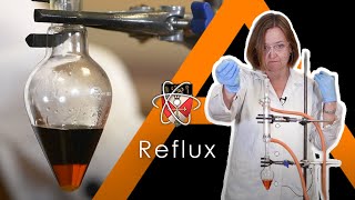 Reflux  Oxidation of Ethanol  Chemistry Alevel Practial [upl. by Shanney384]