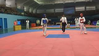 Nepal vs Bangladesh match 1st BKSP Cup international Taekwondo championship 2024 [upl. by Ylekalb]