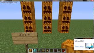 Minecraft MULTIPLICATION ARRAYS [upl. by Ramses]