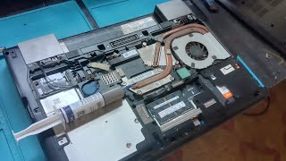 Dell Latitude E6510 Series  Reapplying Thermal Paste and Thermal Pads  Computer Repair [upl. by Ahsienahs]