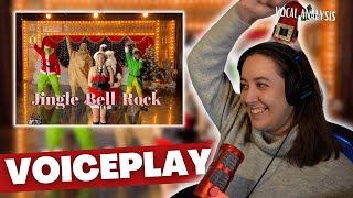 VOICEPLAY Jingle Bell Rock  Mean Girls ft Adriana Arellano  Vocal Coach Reaction amp Analysis [upl. by Aela]