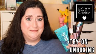 BOXYCHARM TRY ON UNBOXING  ColourPop Misunderstood Tutorial May 2019 [upl. by Baron]