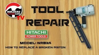 How to replace a Hitachi NR83 piston [upl. by Chane]