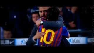 Messi Hugs Pep Guardiola after scoring 4th goal against Espanyolᴴᴰ I am The Champion [upl. by Irem]