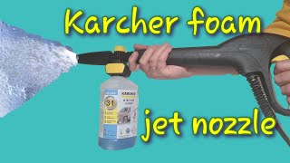 Foam Jet FJ10C Kärcher and ultra foam cleaner Karcher [upl. by Sephira]