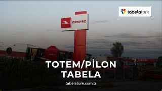 KARATAŞ TARIMCILIK ALÜMİNYUM IŞIKLI TOTEM TABELA Tabelatürktabelatürk tabelatürk [upl. by Sukramaj]