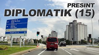 Alamanda Putrajaya  Presint 15  Diplomatik  Kg Abu Bakar Baginda  Sungai Merab  Teras Jernang [upl. by Ainala]