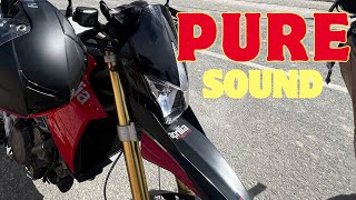 Discesa Caggiosa con vista  DORSODURO 750 ROADSITALIA PURE SOUND [upl. by Yeliw22]