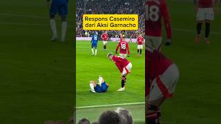 Casemiro Marah ke Garnacho saat Manchester United vs Chelsea manchesterunited chelsea [upl. by Lairea]