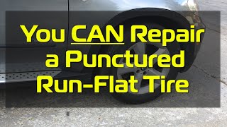 Run flat Tubeless Tires CAN be Repaired Watch as I remove a screw deep in a tire and repair it [upl. by Camilo]