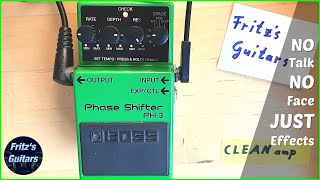 BOSS PH3 Phase Shifter  Modern  Vintage Phaser Effect Pedal Tap Tempo [upl. by Ajiat69]